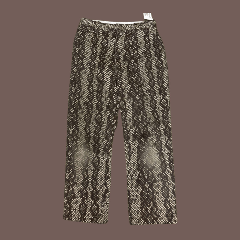 Dickies Snakeskin Chinos | High Rise Straight Leg | Size 32 | Vintage - Picture 1 of 5
